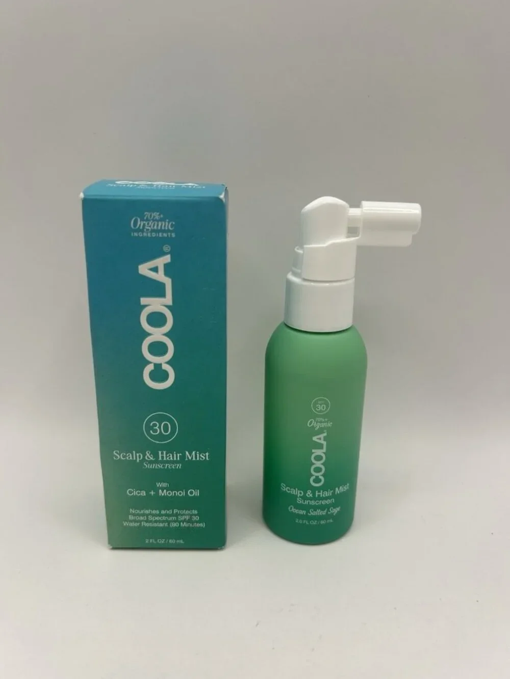 COOLA Classic Scalp & Hair Mist Organic Sunscreen SPF 30 2 fl oz EXP - 11/2028